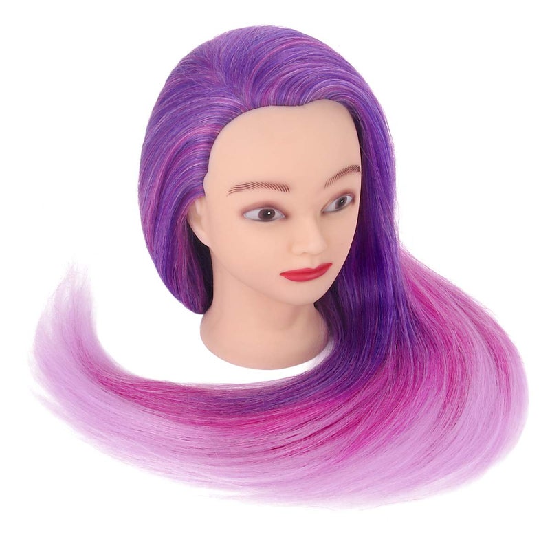 TopDirect Mannequin Head with Hair, 29" Hair Manikin Training Head Hairs Practice Cosmetology Hairs Doll Styling Hairdressing Braiding Heads with Clamp Holder and Tool Kit - Image 5